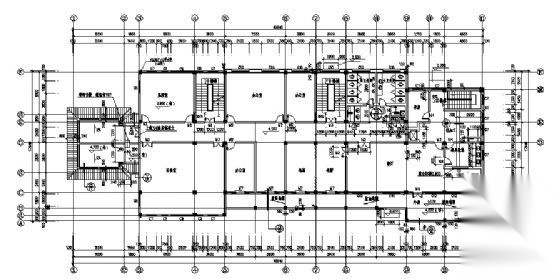 某五层办公楼建筑施工图cad施工图下载【ID:151435138】