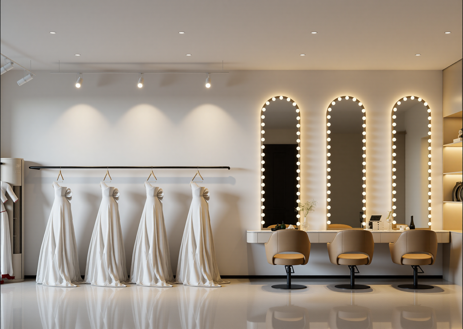 工业服装展厅3D模型下载【ID:1215113934】