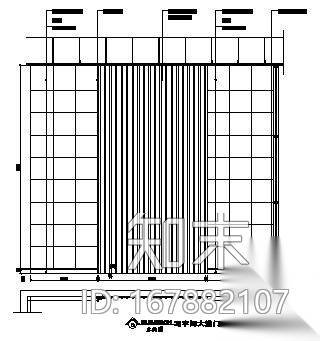 写字间大堂及电梯厅装修工程cad施工图下载【ID:167882107】