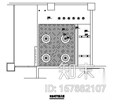 写字间大堂及电梯厅装修工程cad施工图下载【ID:167882107】