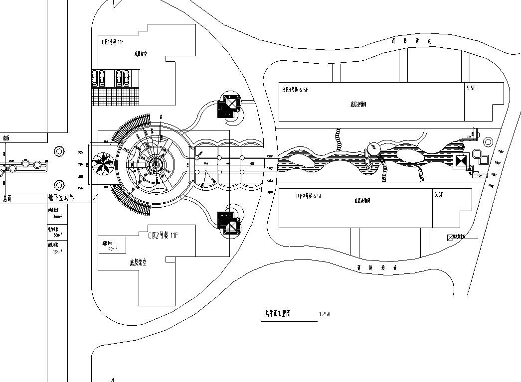 福建福安市鸿辉名仕嘉苑环境景观设计全套施工图cad施工图下载【ID:161079184】