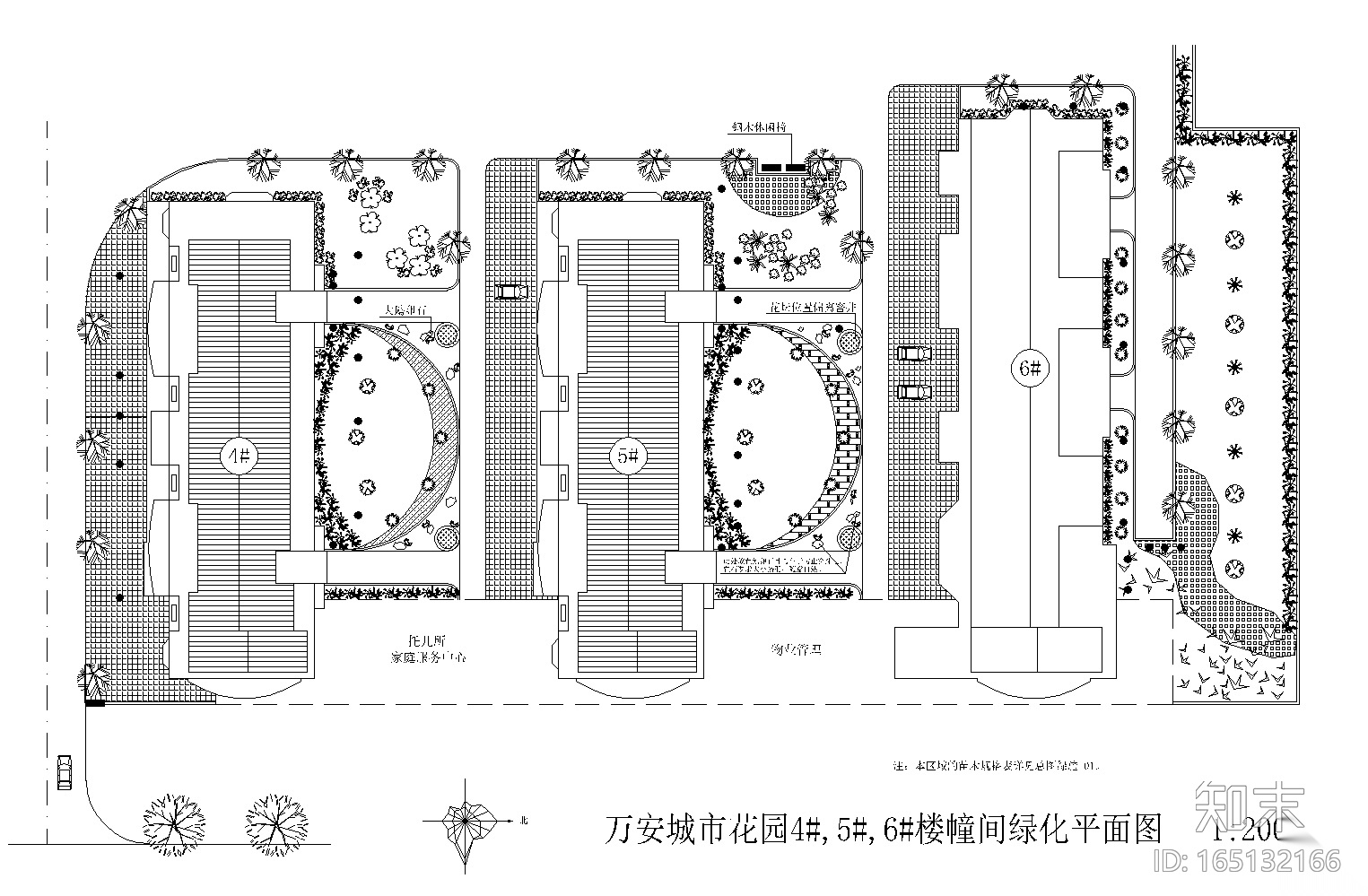 [江西]万安城市花园居住区景观CAD施工图施工图下载【ID:165132166】