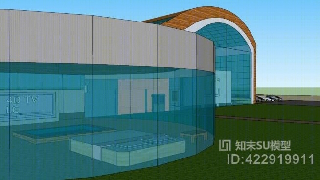 未来住宅SU模型下载【ID:422919911】