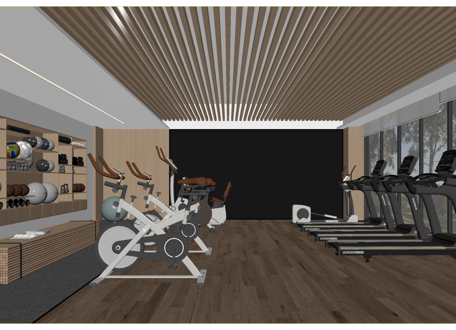 现代健身房3D模型下载【ID:1214794696】