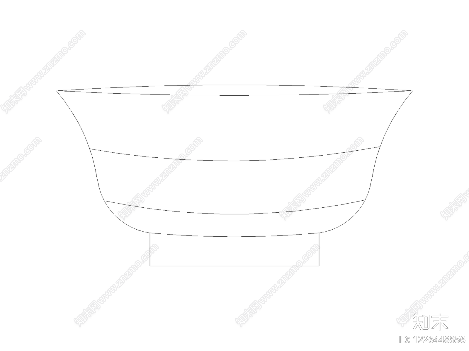 摆件cad施工图下载【ID:1226448856】