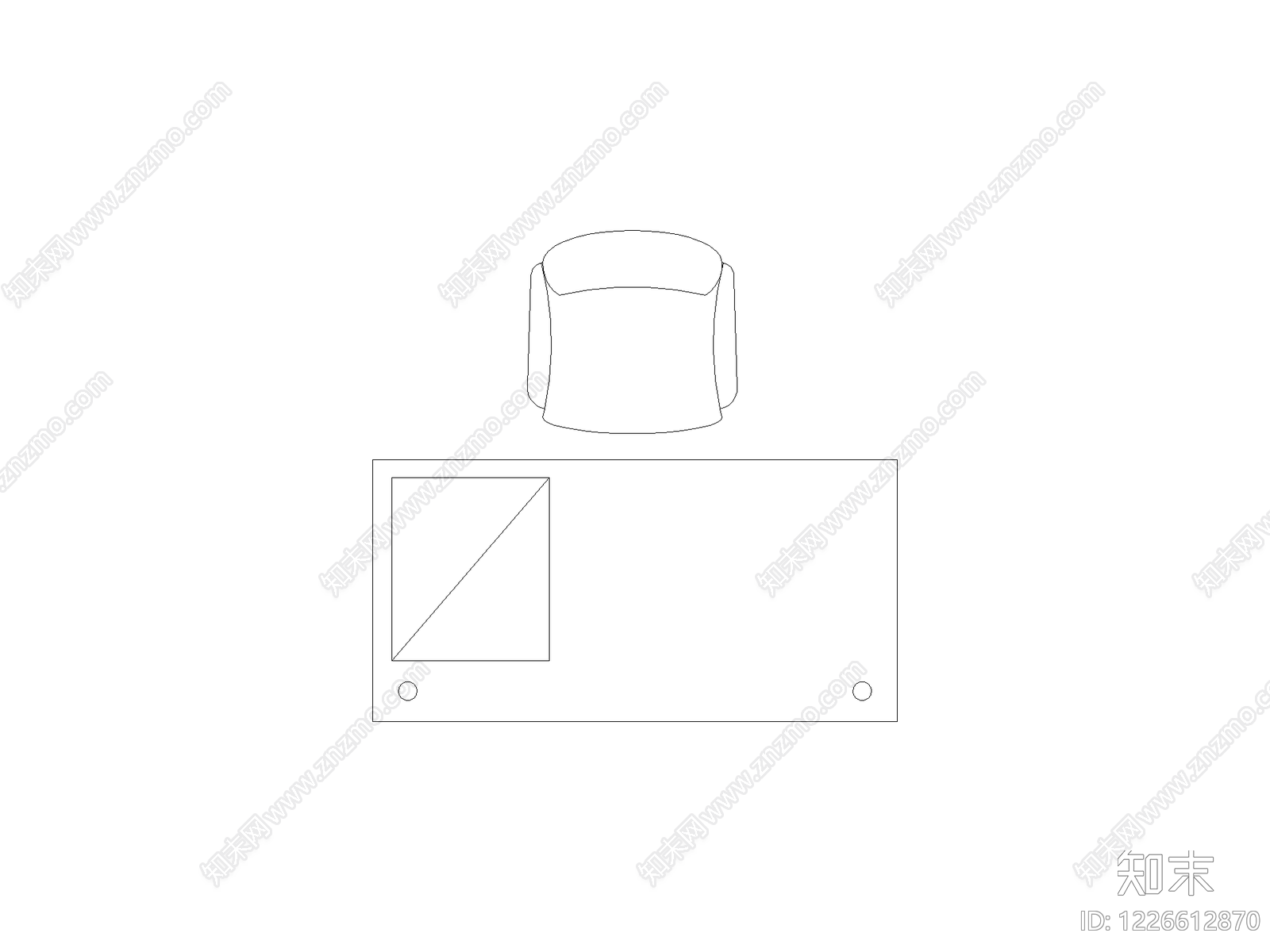 桌子CAD图纸