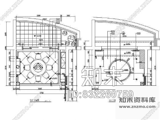 图块/节点别墅餐厅装修详图cad施工图下载【ID:832260759】