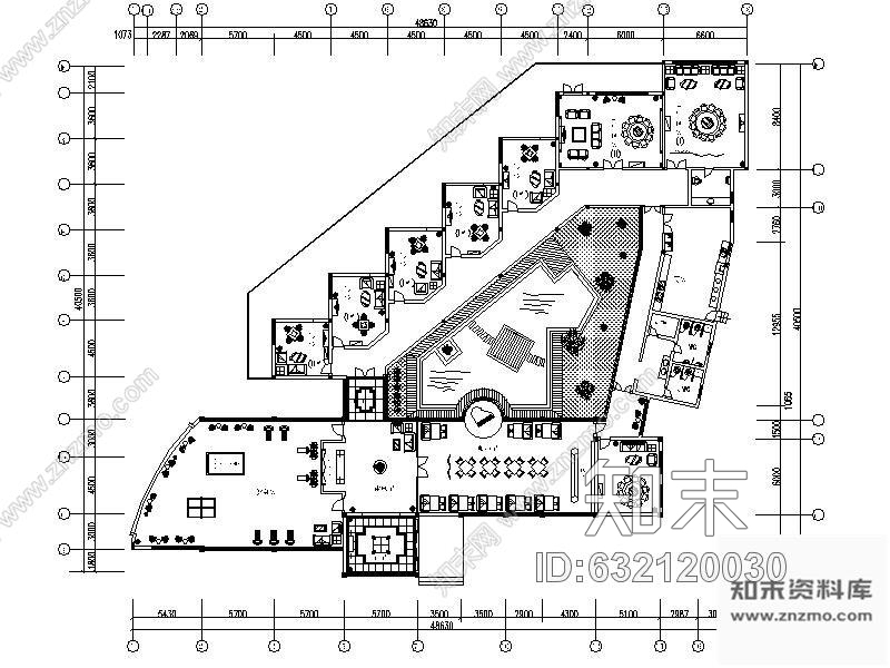 施工图武汉某大型体育会所施工图含效果cad施工图下载【ID:632120030】