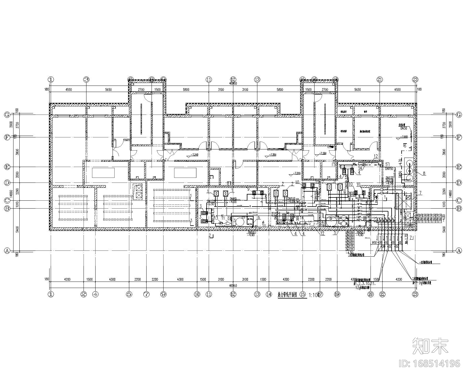 住宅及商业项目配套换热站工程热力系统设计施工图下载【ID:168514196】