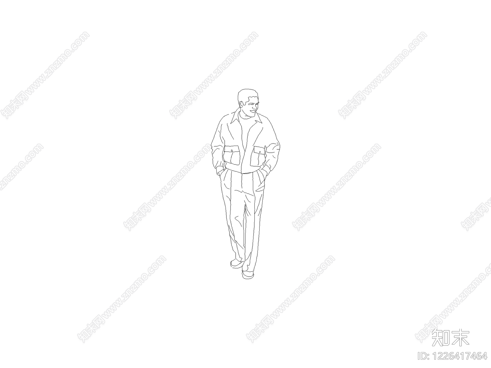 人物cad施工图下载【ID:1226417464】