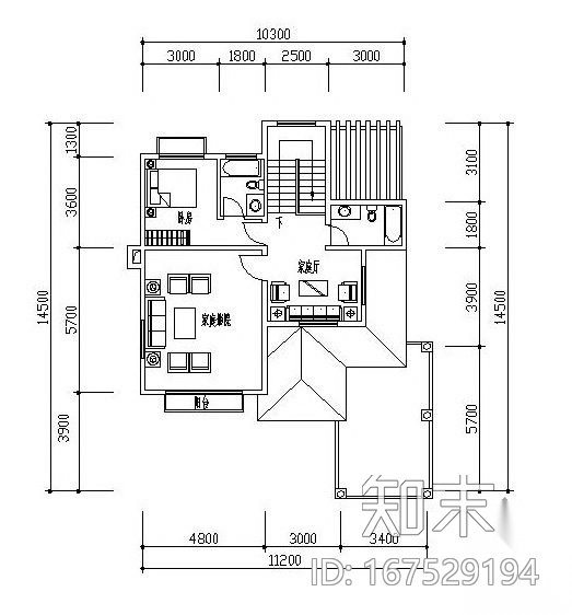 三层独栋别墅户型图(128/89/78)施工图下载【ID:167529194】