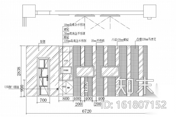 [湖南]量贩式KTV主题娱乐场所室内施工图（含效果图）cad施工图下载【ID:161807152】