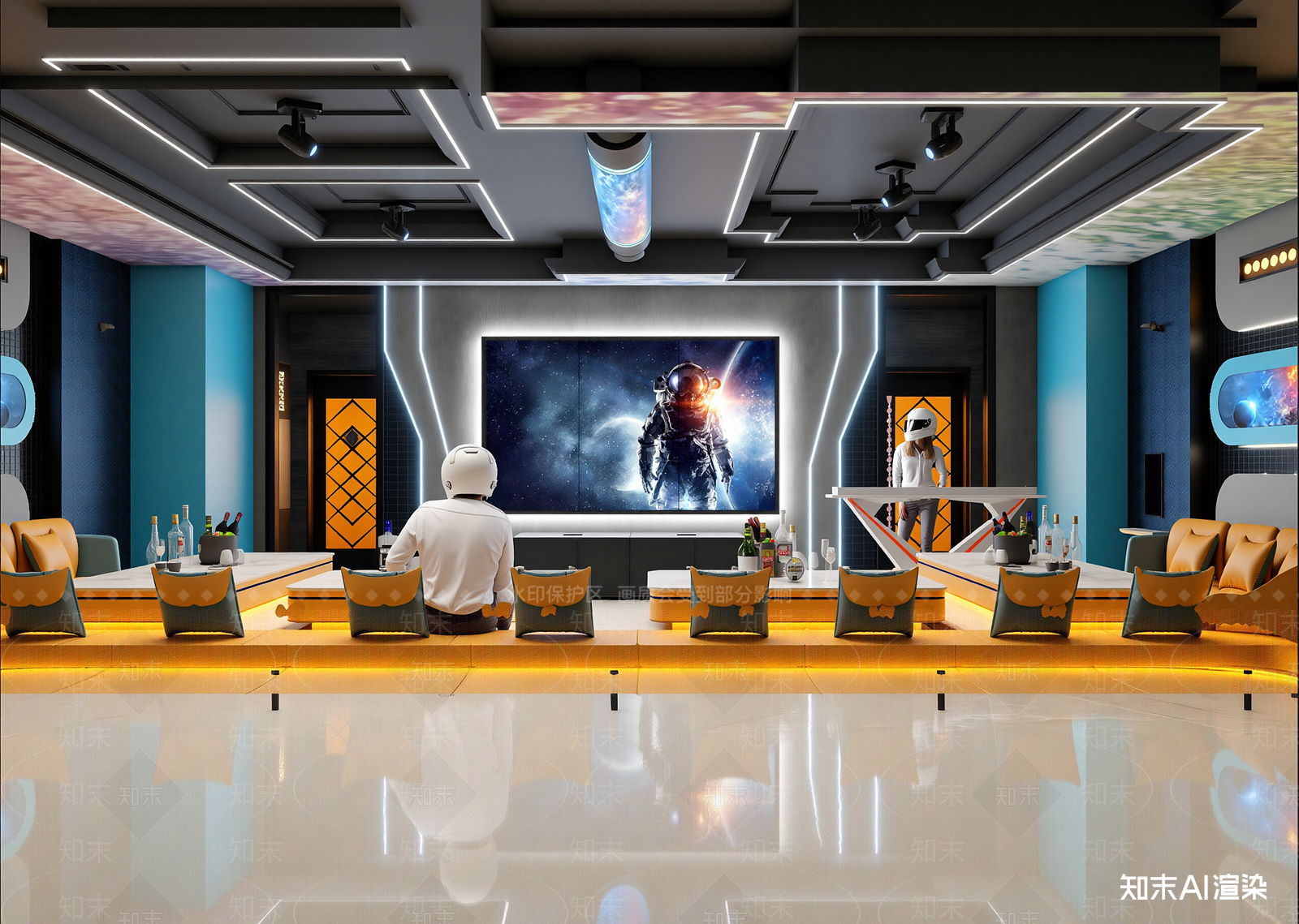 现代科技展厅3D模型下载【ID:1214807957】