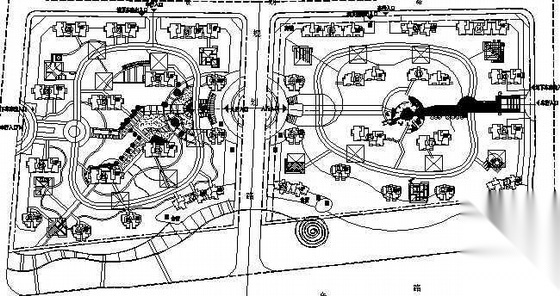 某小区规划平面图施工图下载【ID:161106134】