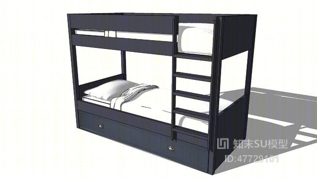 双层床SU模型下载【ID:47729101】