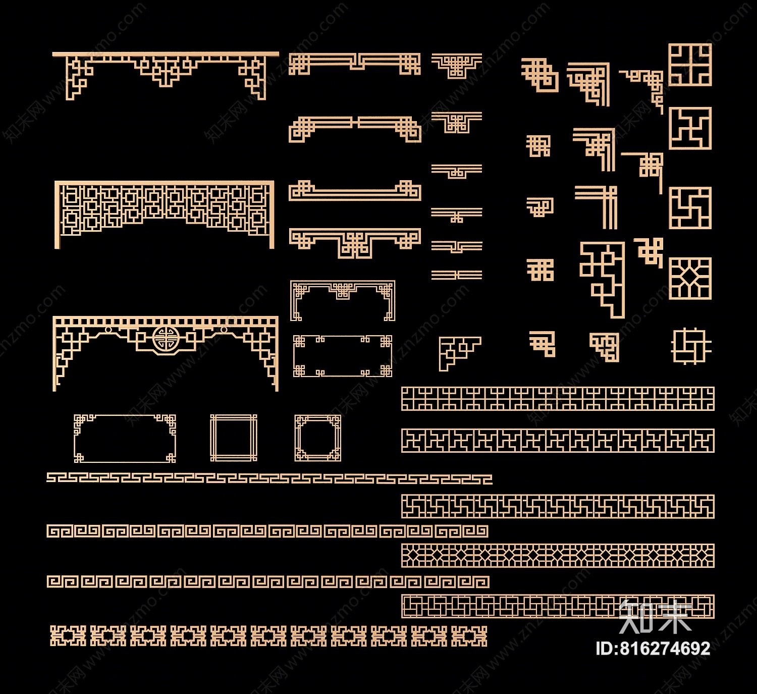 金属角线3D模型下载【ID:816274692】