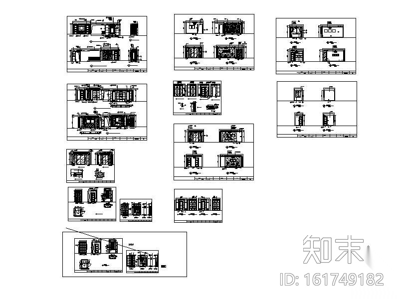 双层别墅欧式装修施工图cad施工图下载【ID:161749182】