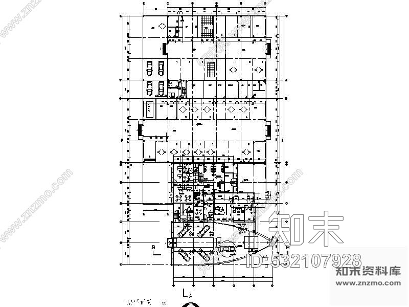 施工图某别克4S店装修方案(含效果)cad施工图下载【ID:532107928】