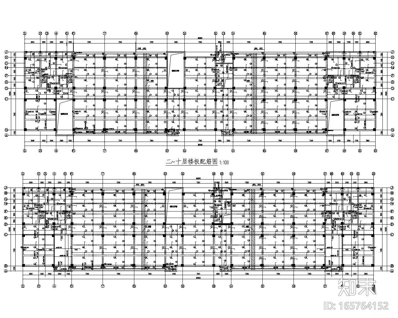 10层办公楼框架结构施工图下载【ID:165764152】