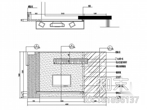 [重庆]三居室精装样板房室内施工图施工图下载【ID:161896137】