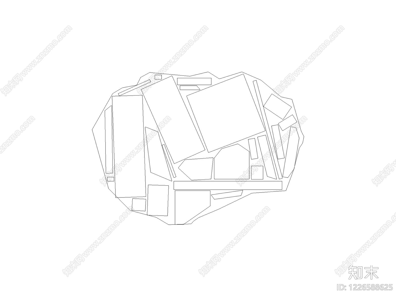 现代柜子CAD图纸