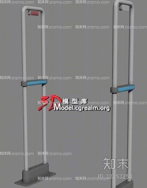 安检门53D模型下载【ID:32253254】