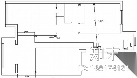 家装水电制图模板cad施工图下载【ID:168174121】