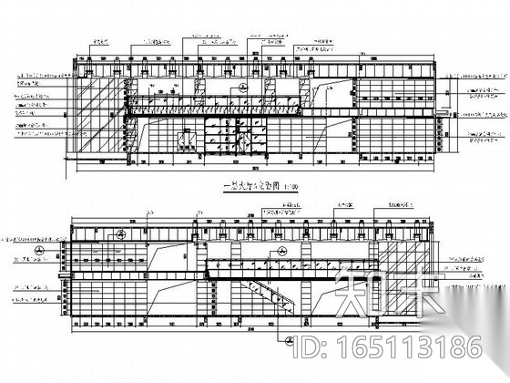 [重庆]现代三级甲等综合性医院住院部设计施工图（含水电...cad施工图下载【ID:165113186】