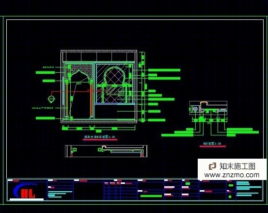KTV包房cad施工图下载【ID:76922351】