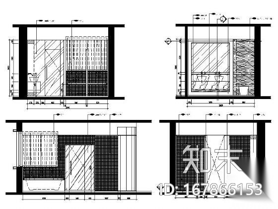 [杭州]名师金奖样板房施工图（含效果）施工图下载【ID:167866153】