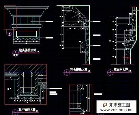 钱隆天下样板房施工图.(超详细)cad施工图下载【ID:56917972】