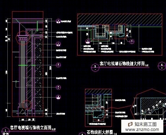 钱隆天下样板房施工图.(超详细)cad施工图下载【ID:56917972】