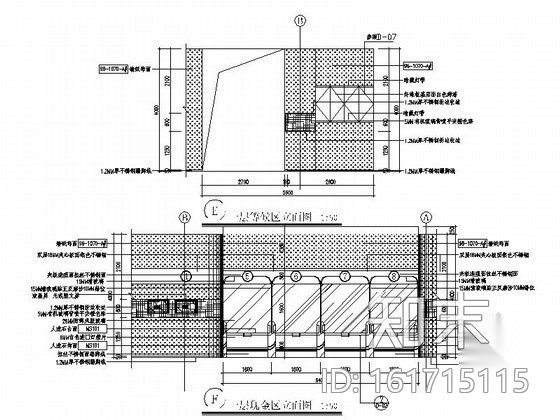 [福州]跨区域股份制商业金融机构室内装修施工图（含电气...cad施工图下载【ID:161715115】