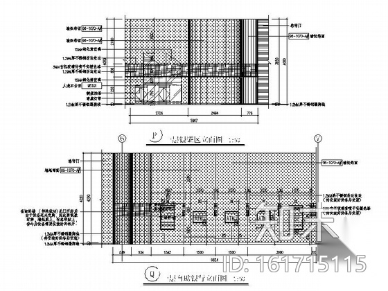 [福州]跨区域股份制商业金融机构室内装修施工图（含电气...cad施工图下载【ID:161715115】