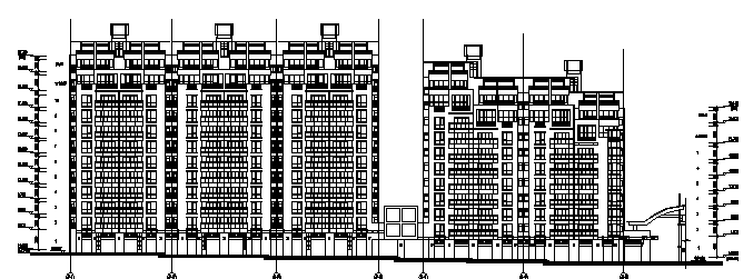 住宅楼建筑CAD图纸