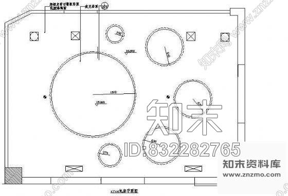 图块/节点KTV包房平顶图2cad施工图下载【ID:832282765】