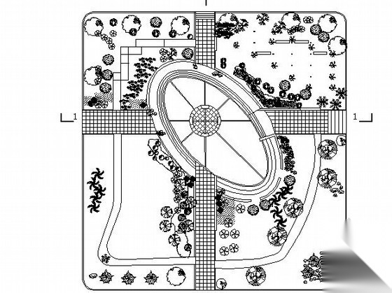 某学校广场景观改造设计方案施工图下载【ID:161041144】