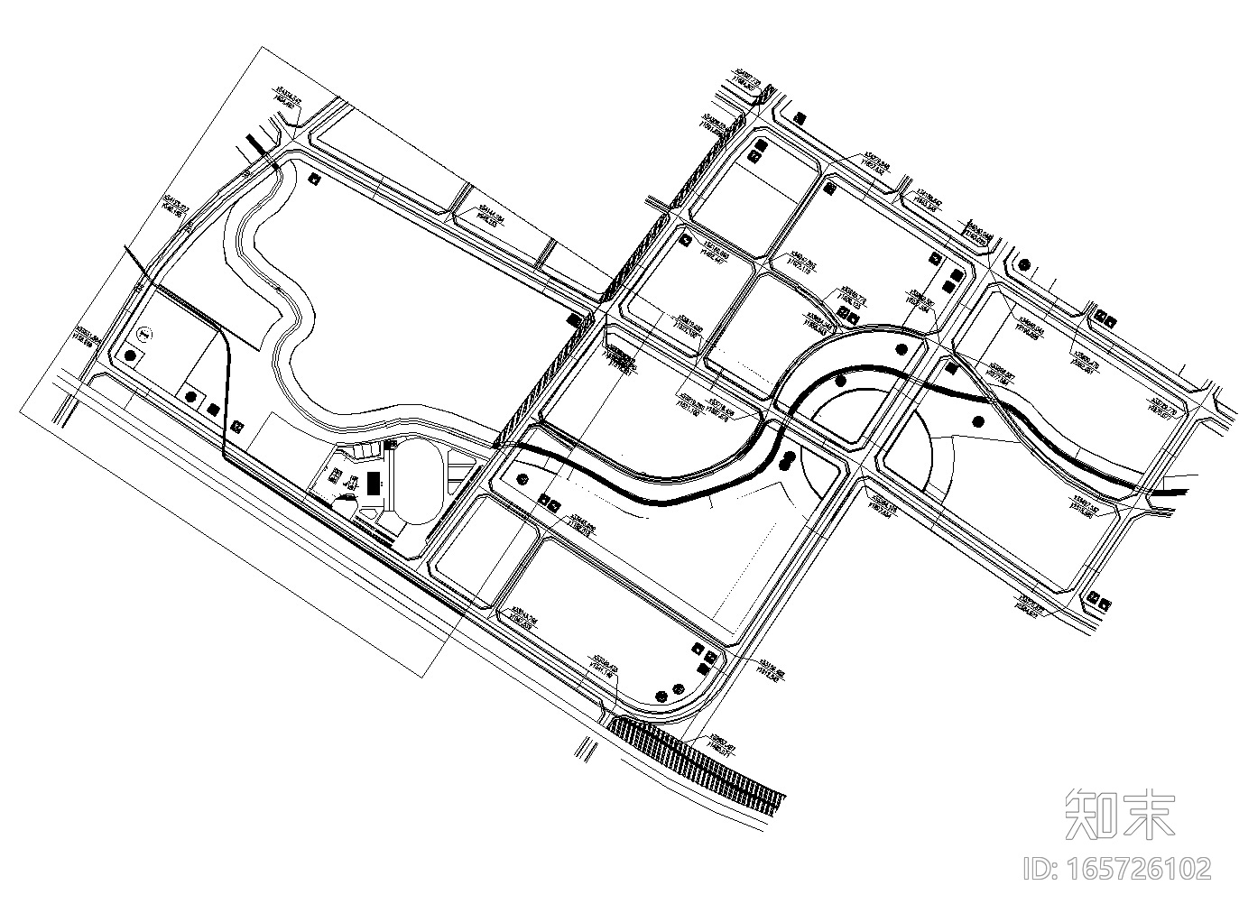 [成都]体育馆周边沿河绿带景观CAD,方案,SUcad施工图下载【ID:165726102】