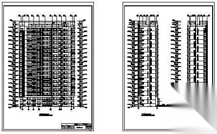 山东青岛某住宅5#建筑施工图(高层板楼18F)cad施工图下载【ID:167213187】