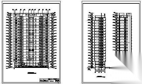山东青岛某住宅5#建筑施工图(高层板楼18F)cad施工图下载【ID:167213187】