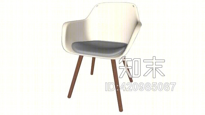 伍迪船长的椅子SU模型下载【ID:420985087】