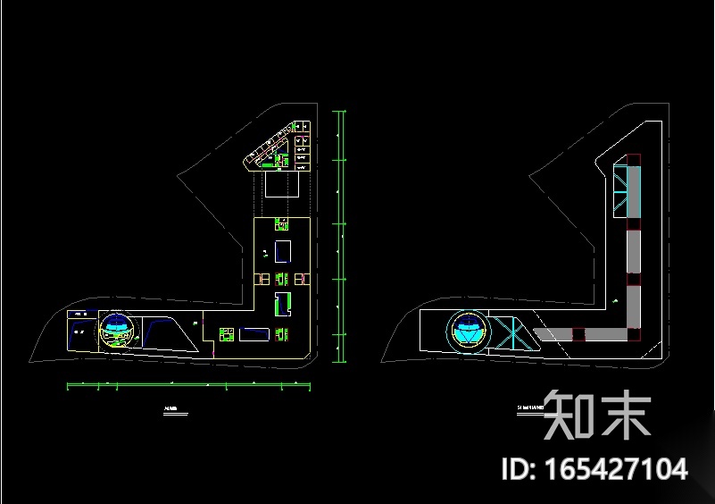 [深圳]科技馆建筑设计方案cad施工图下载【ID:165427104】