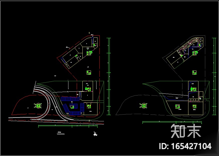 [深圳]科技馆建筑设计方案cad施工图下载【ID:165427104】