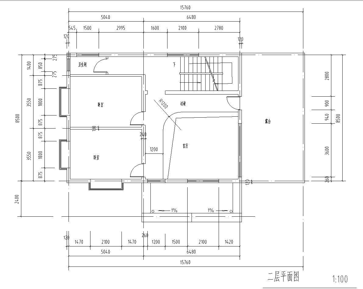 现代风格二层别墅建筑设计文本（包含CAD）cad施工图下载【ID:149861125】