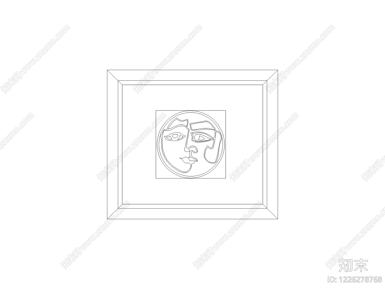 挂画CAD图纸