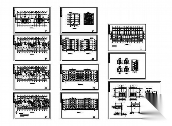 住宅建筑施工图cad施工图下载【ID:149857134】