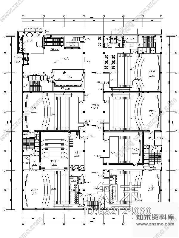 施工图哈尔滨某国际影城内装施工图cad施工图下载【ID:632124060】