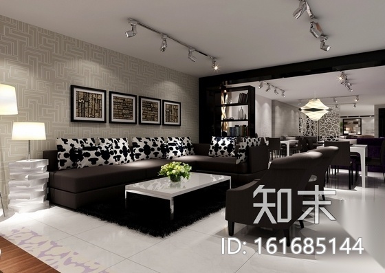 [福建]家居体验馆内部沙发展示店内施工图cad施工图下载【ID:161685144】