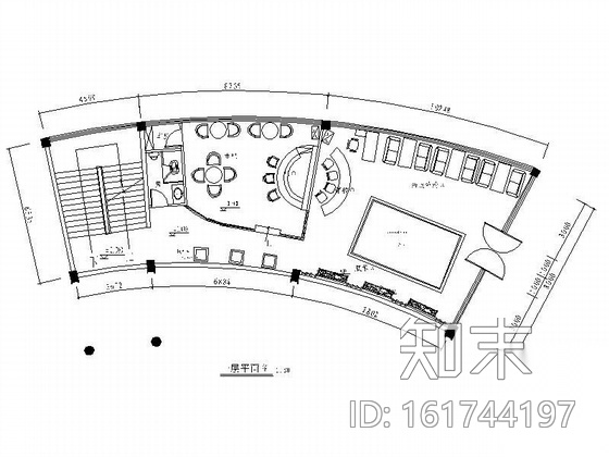 某售楼部装饰施工图施工图下载【ID:161744197】