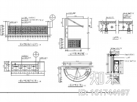 某售楼部装饰施工图cad施工图下载【ID:161744197】